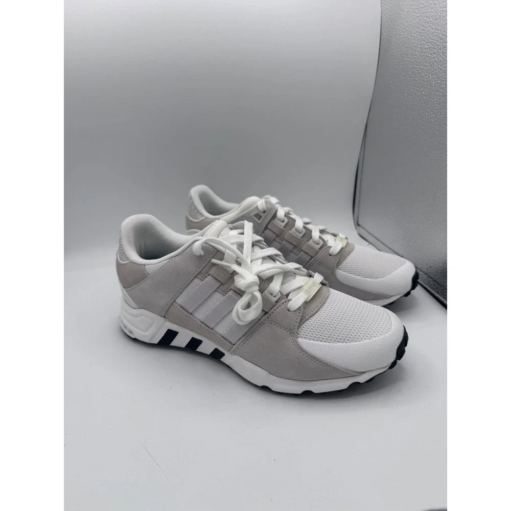 Adidas EQT Support ADV 91-17 Mens 9.5 White Grey Suede Mesh BY9582 Sneakers